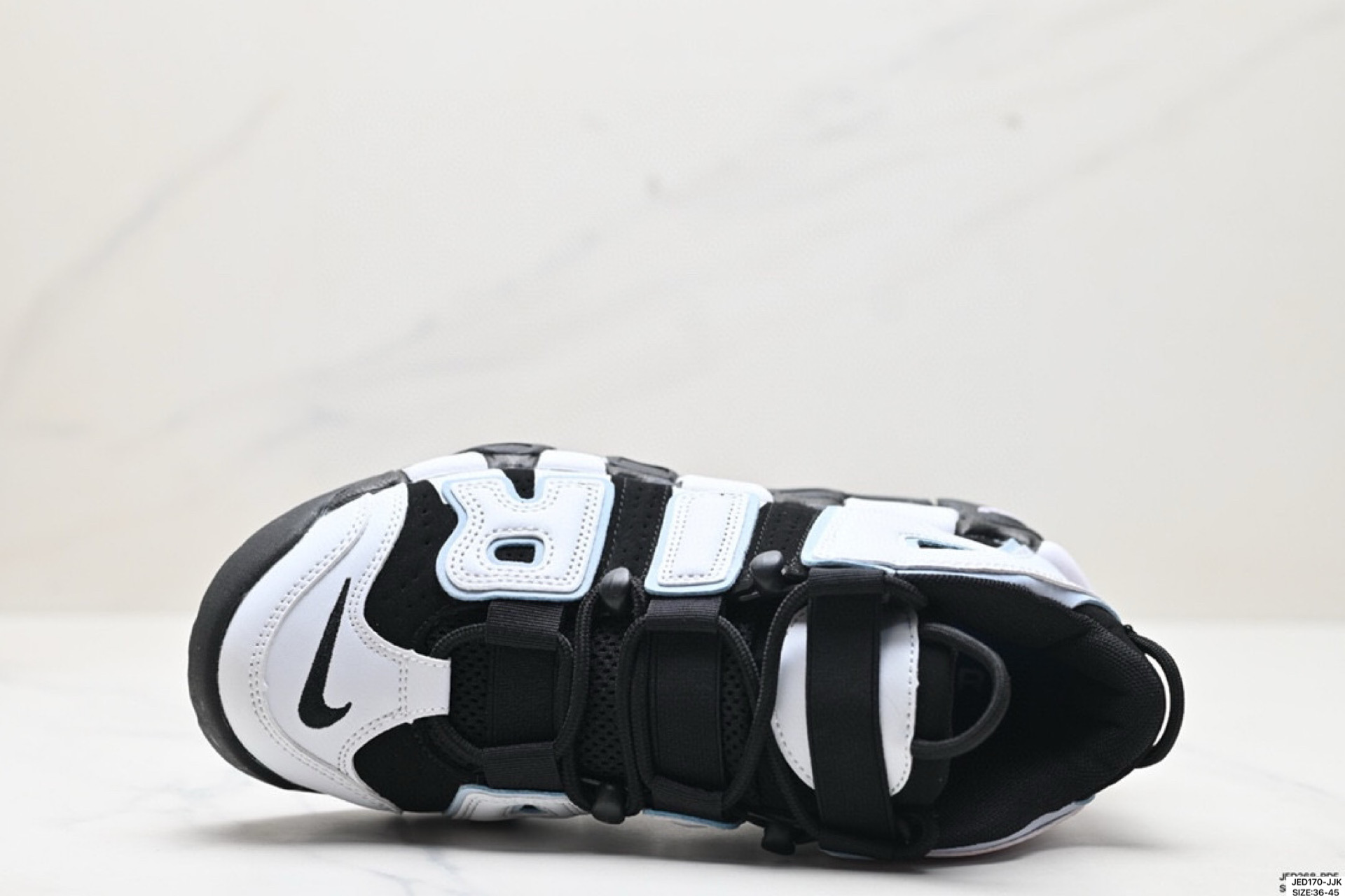 Nike WMNS Air More Uptempo black and white
