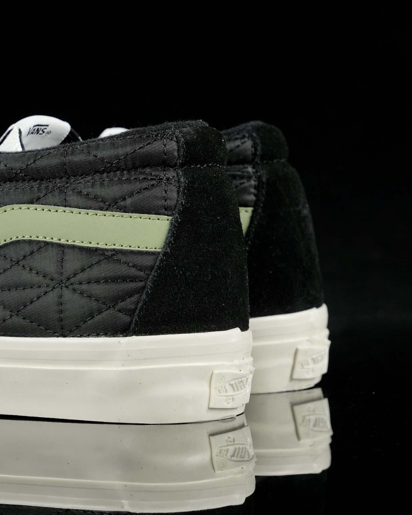 Vans Premium Sk8-Mid Black/Green VN000CQQBLK