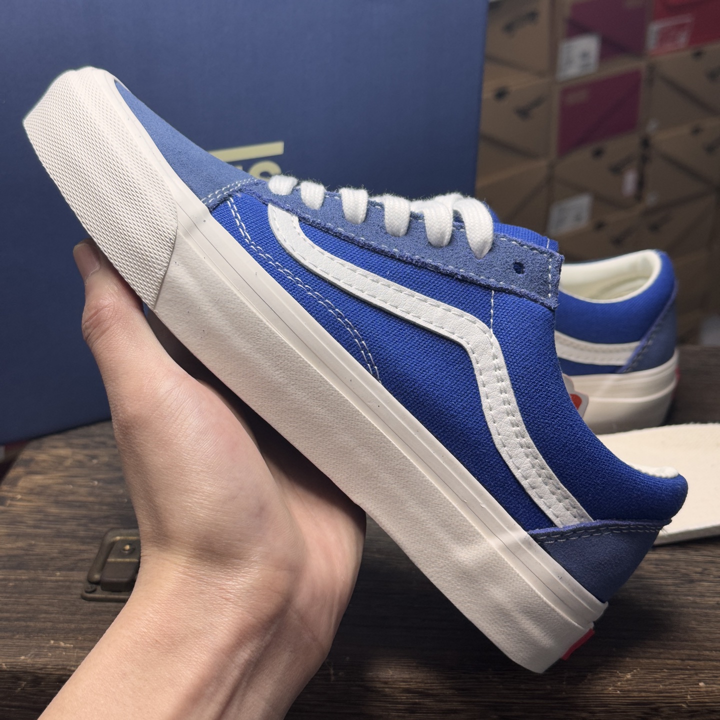Vans Premium Old Skool blue