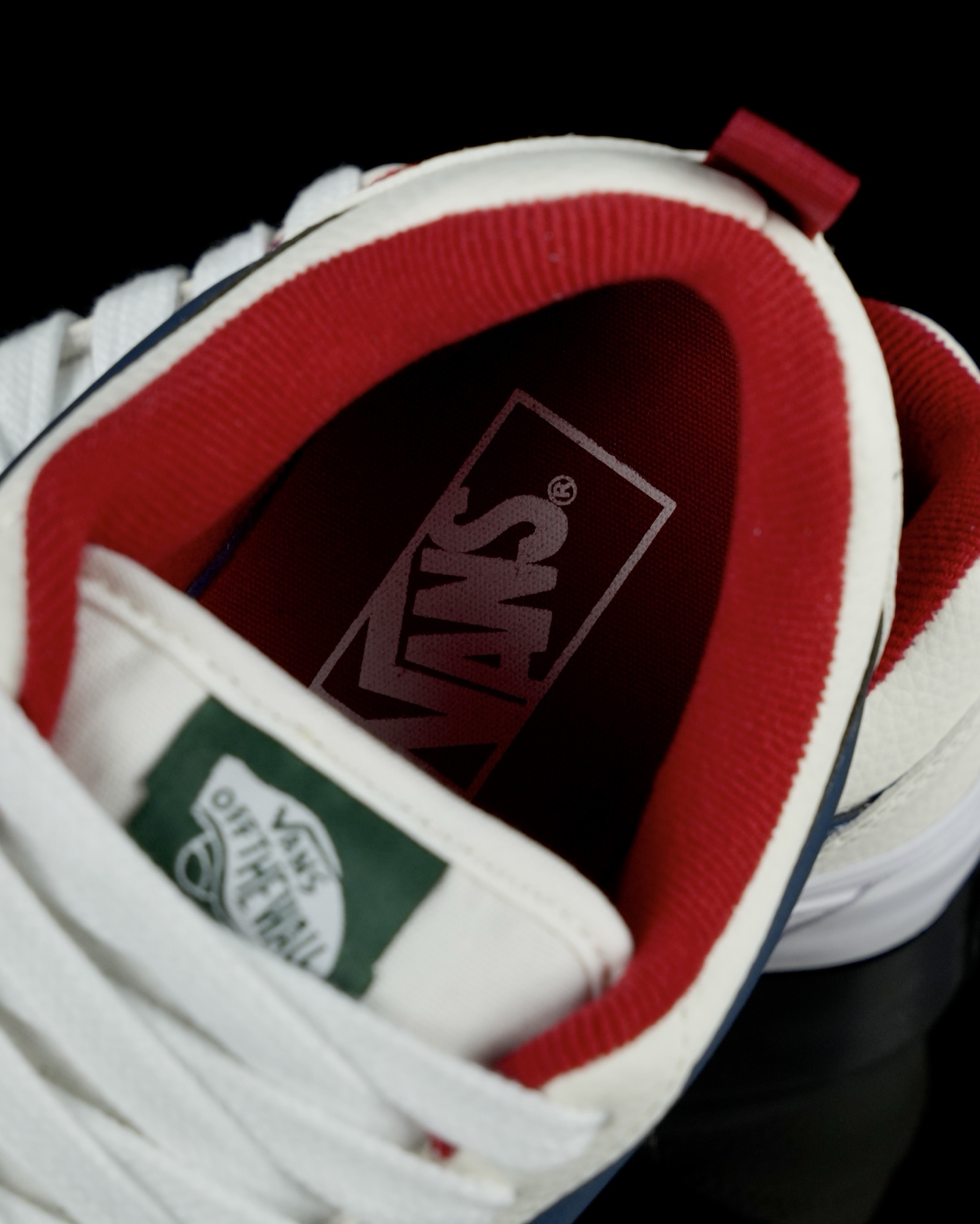 Vans Knu Skool white blue red