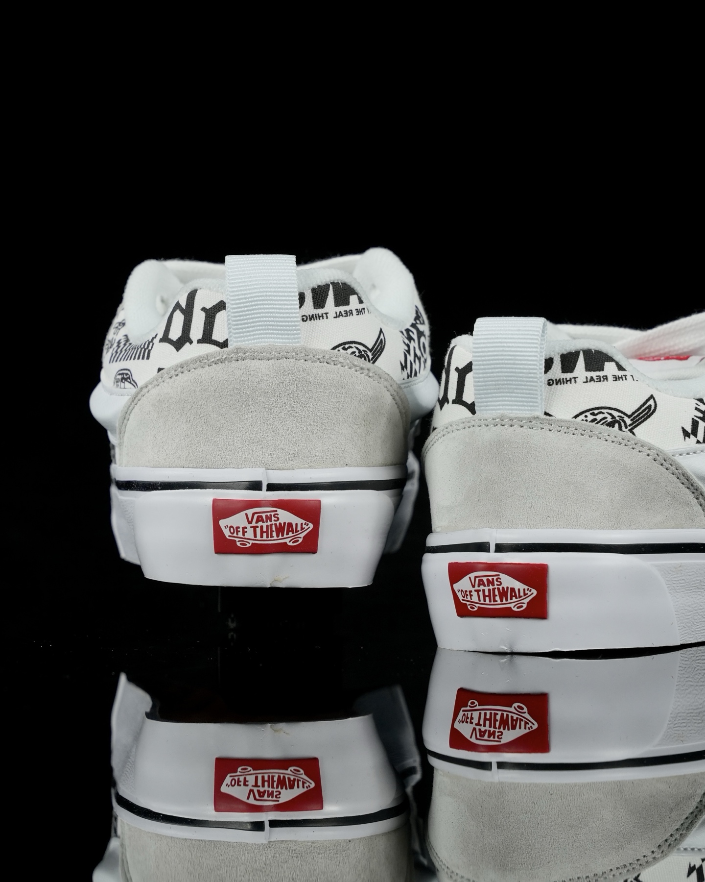 Vans Knu Skool Vans Knu Skool Graffiti Black and White