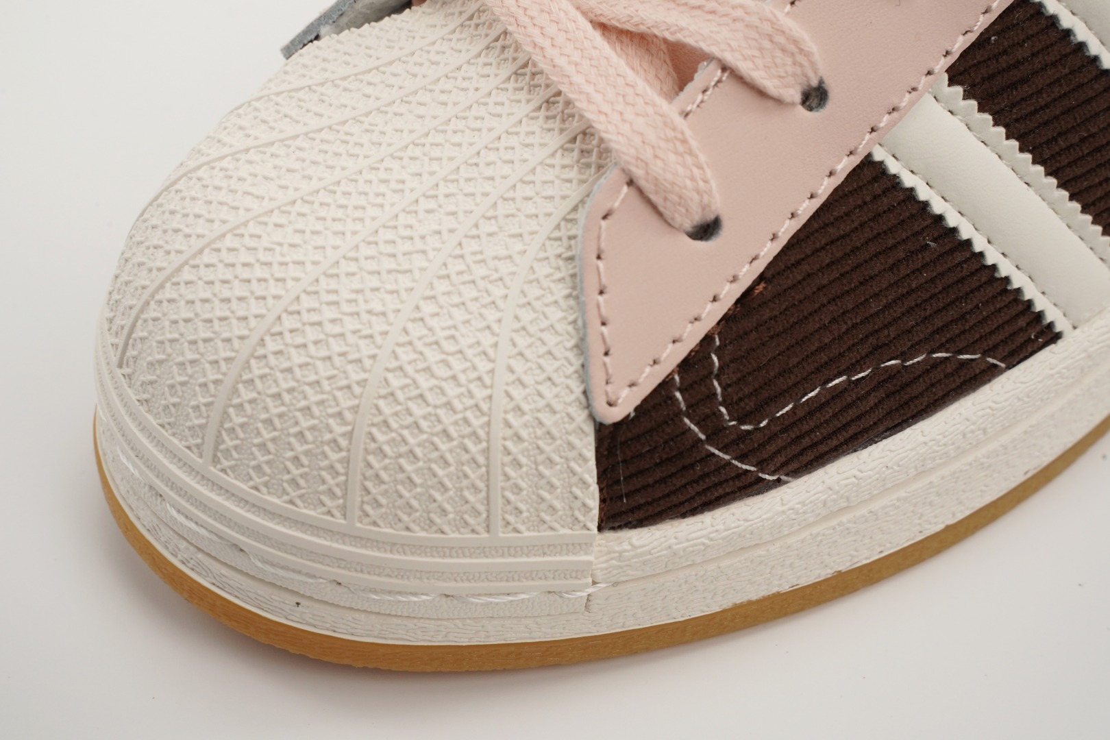 Adidas Superstar pink brown