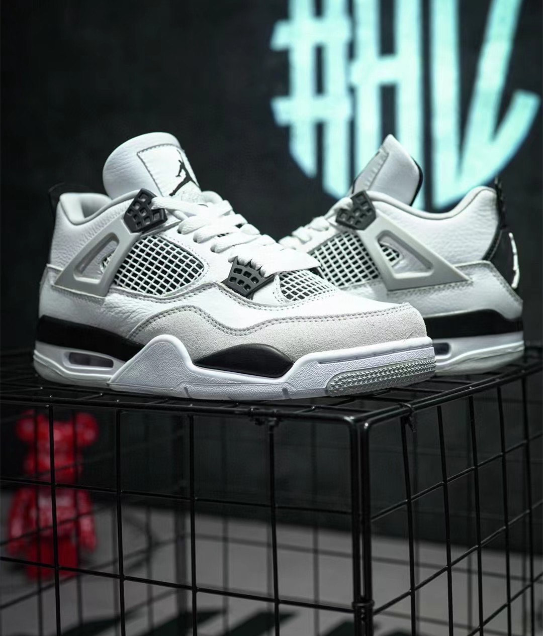 Nike Air Jordan 4 Retro military black