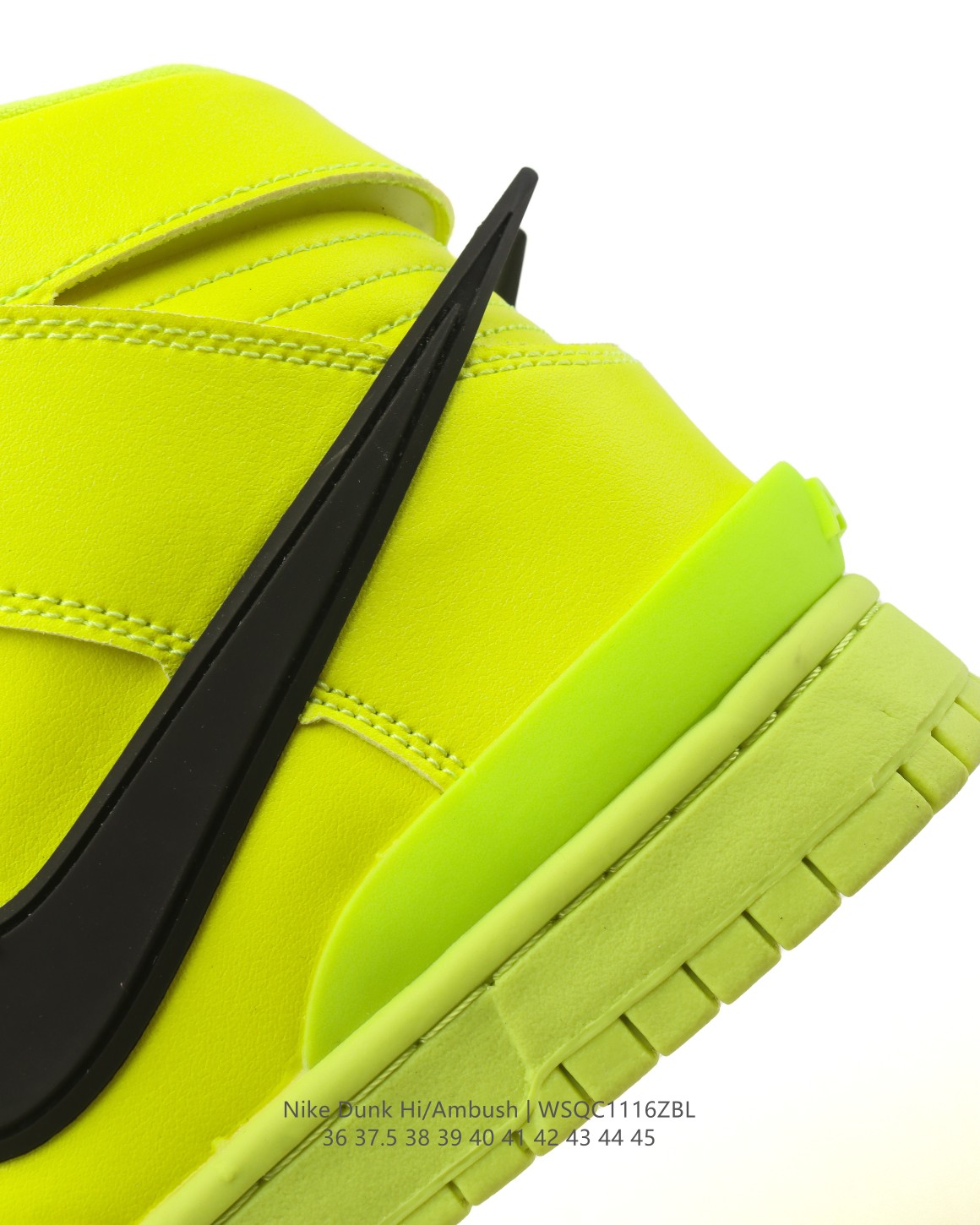 Nike Dunk High Ambush flash lime