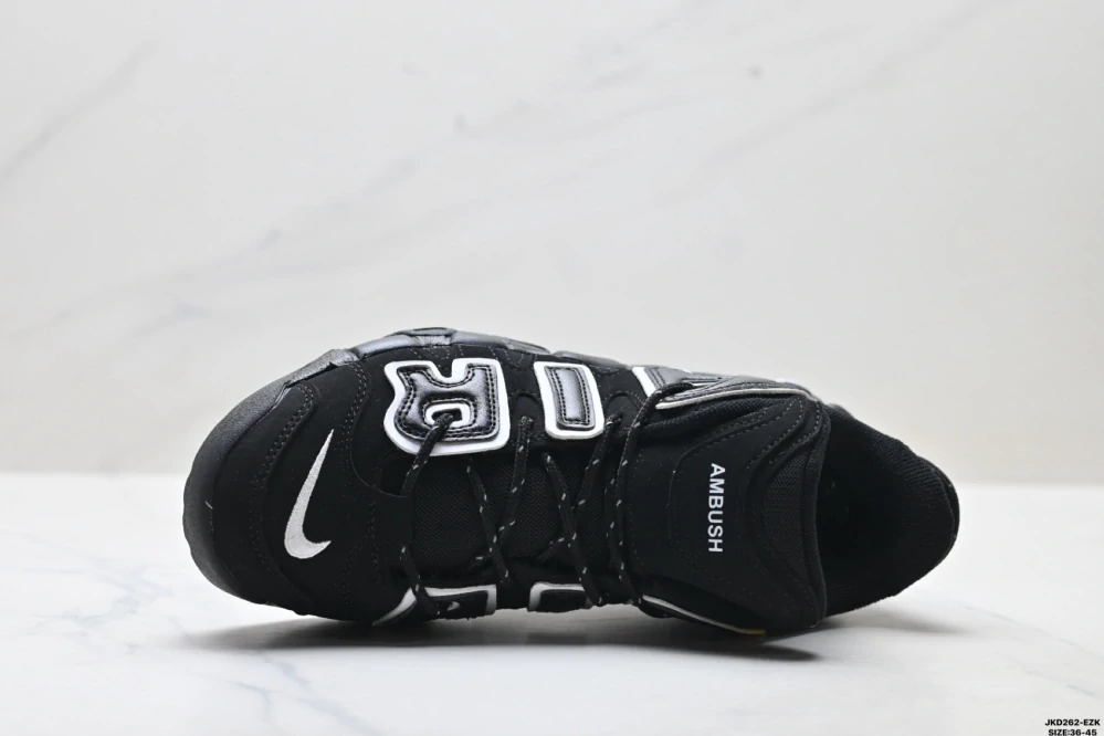 Ambush x Nike Air More Uptempo Low Black White