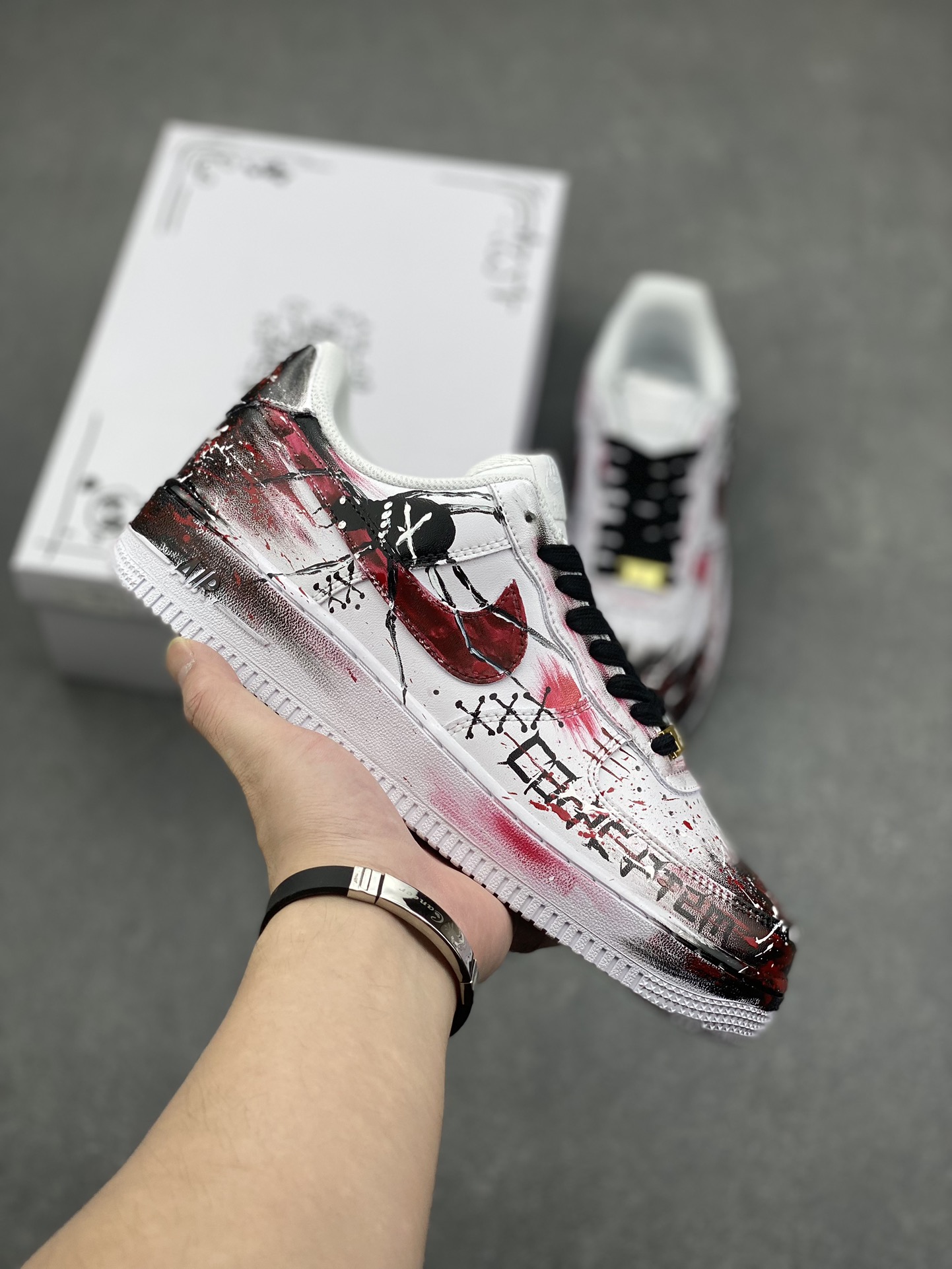 Nike Air Force 1 Blood Night Stitch