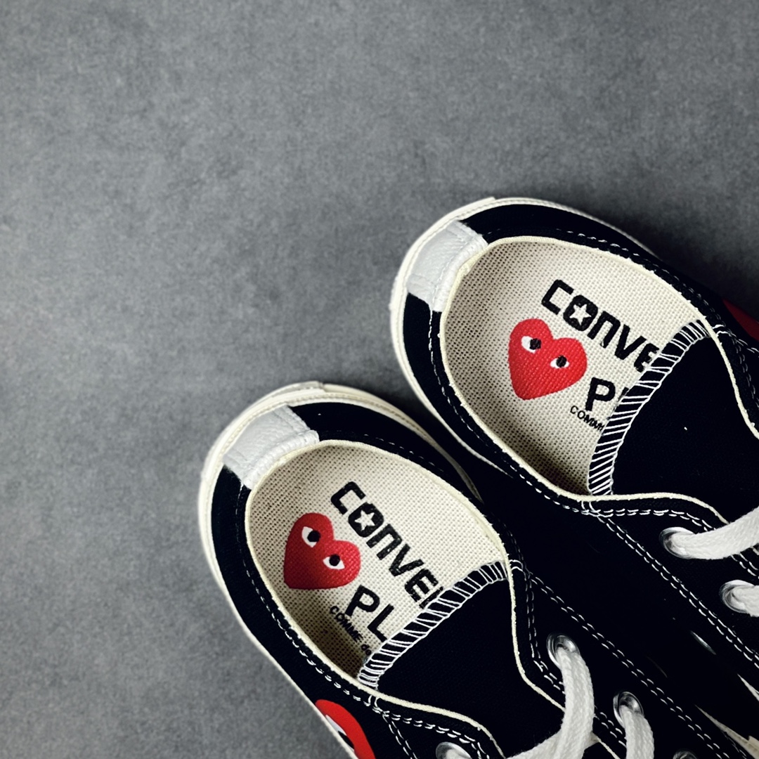 Converse CDG play low black