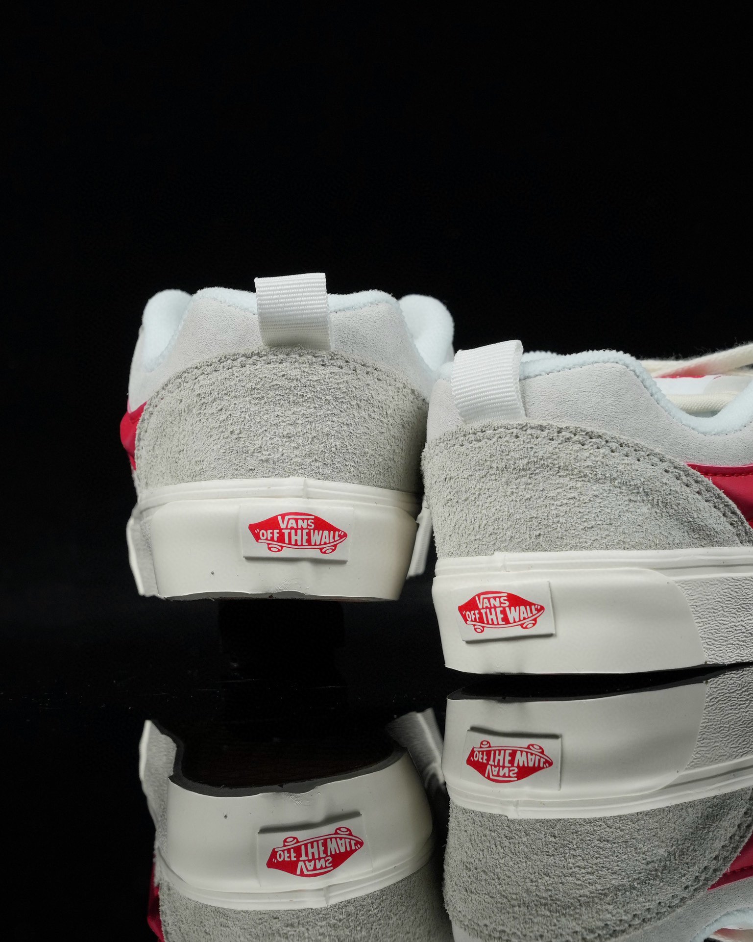 Vans Knu Skool cream white red