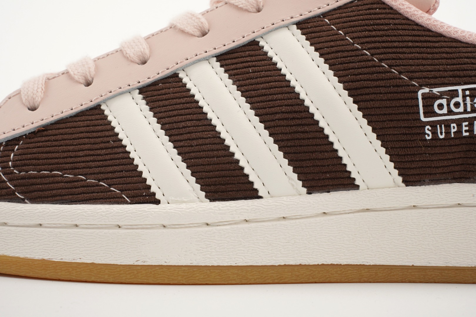 Adidas Superstar pink brown
