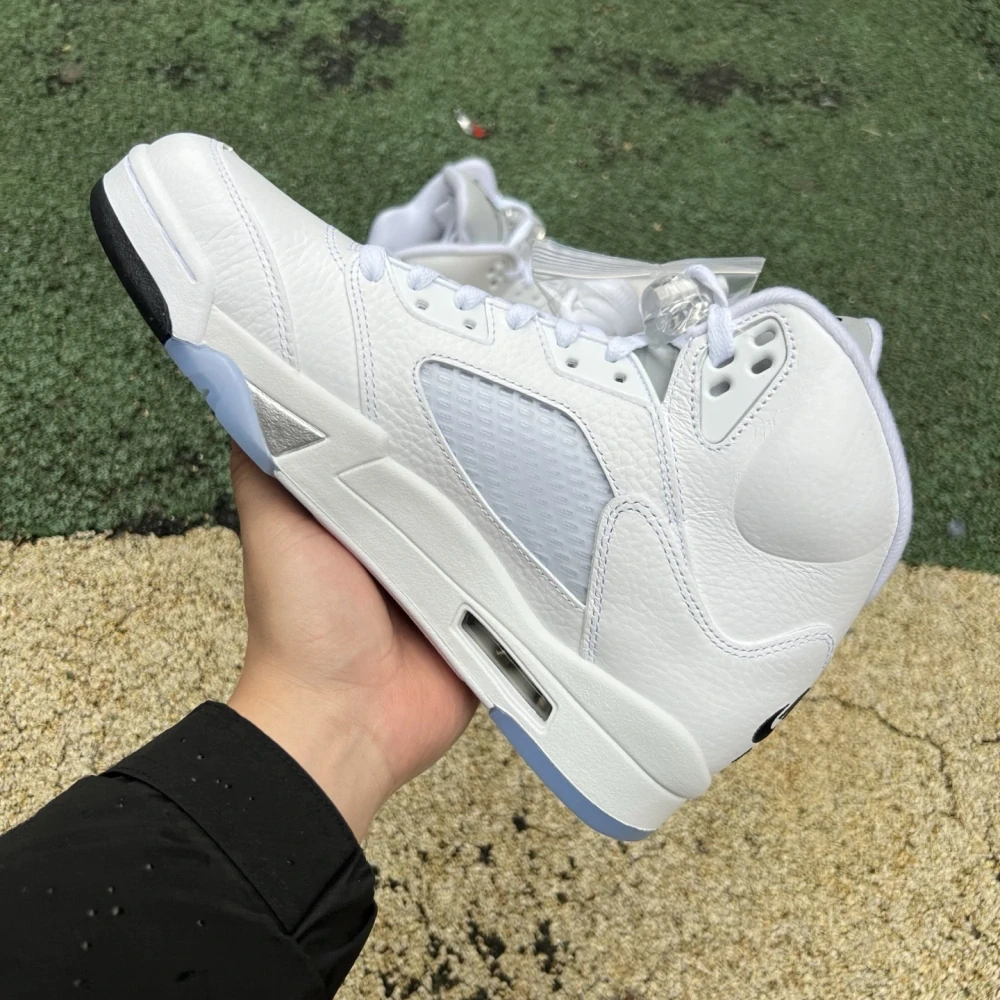 Nike Air Jordan 5 Retro White Stealth