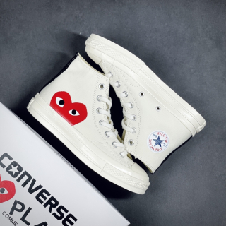 Converse CDG play high white