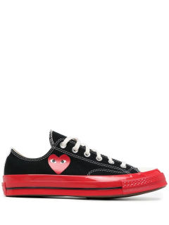 Play CDG x Converse Red Sole Chuck 70 low black