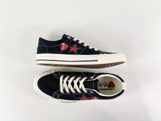 Comme des Garcons Play x Converse One Star Low Black