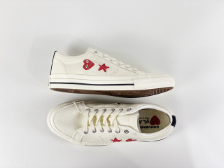 Comme des Garcons Play x Converse One Star Low White