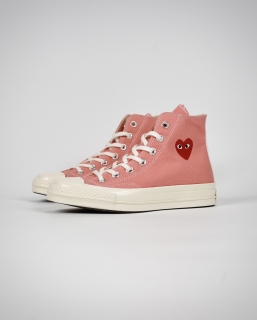Converse CDG play high pink