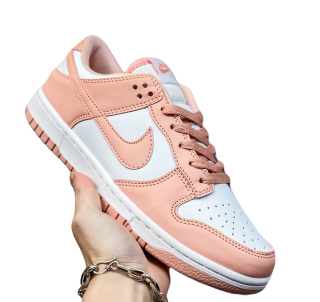 Nike Dunk low white peach
