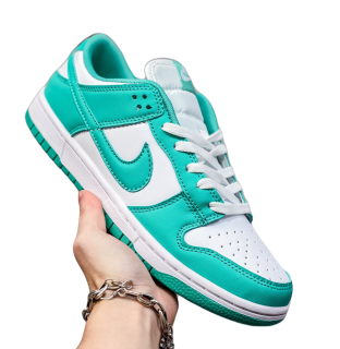 Nike Dunk low white green