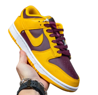 Nike Dunk low red yellow