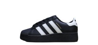 Tenisky Adidas Superstar XLG black white gold