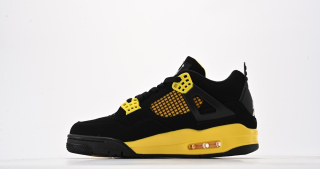 Nike Air Jordan 4 Retro Thunder black yellow