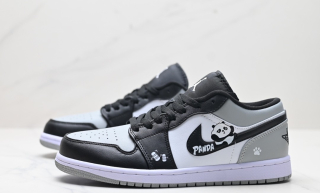 Air Jordan 1 Low AJ1 Panda white black grey