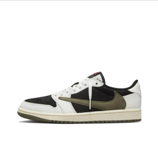 Nike Air Jordan 1 Low OG SP Travis Scott DZ4137-106 black green