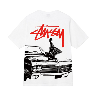 Tričko Stussy beat crazy white