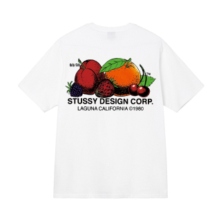 Tričko Stussy fresh fruit white