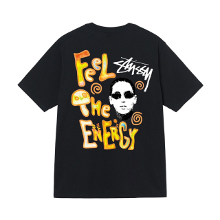 Tričko Stussy feel the energy black