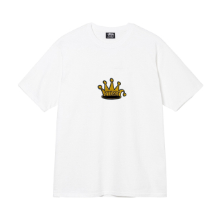 Tričko Stussy crown white