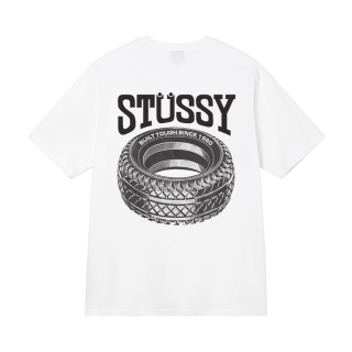 Tričko Stussy tough tread white