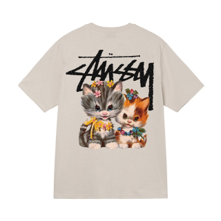 Tričko Stussy kittens fog