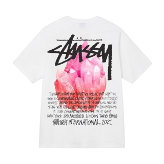 Tričko Stussy reflection crystal white