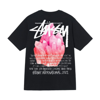 Tričko Stussy reflection crystal black