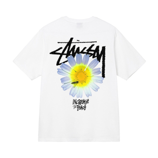 Tričko Stussy flower white