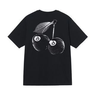 Triko Stussy cherries black