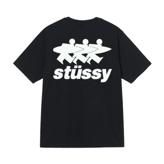 Triko Stussy surfwalk black