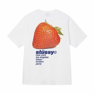 Triko Stussy strawberry white