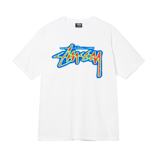 Triko Stussy thermal stock white