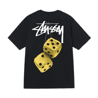 Tričko Stussy fuzzy dice tea black yellow