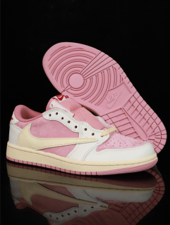 Travis Scott x Air Jordan 1 Low OG "Shy Pink"
