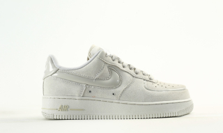 Nike Air Force 1 Low Light Grey Suede/Patent