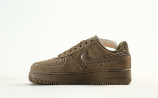 Nike Air Force 1 Low Brown Suede/Patent