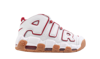 Nike Air More Uptempo "White/Team Red-Gum