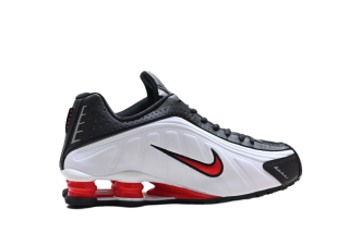 Nike Shox R4 White/Black-Red