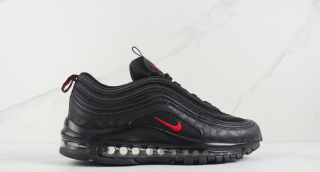 Nike Air Max 97 Black/Red Logo Print