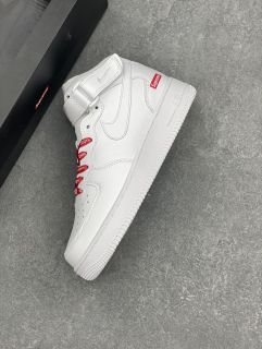 Supreme x Nike Air Force 1 Mid White