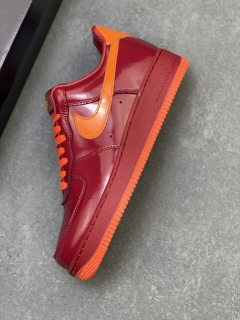 Nike Air Force 1 '07 Low Burgundy/Orange
