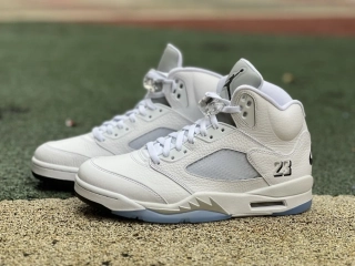 Nike Air Jordan 5 Retro White Stealth