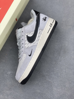 Nike Air Force 1 '07 Low x Stussy Grey Script